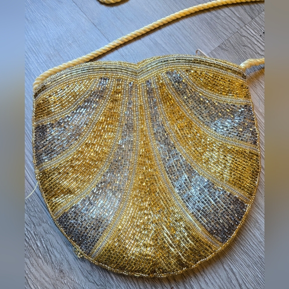 Vintage 1970's Art Deco Beaded Bag - Picture 2 of 8